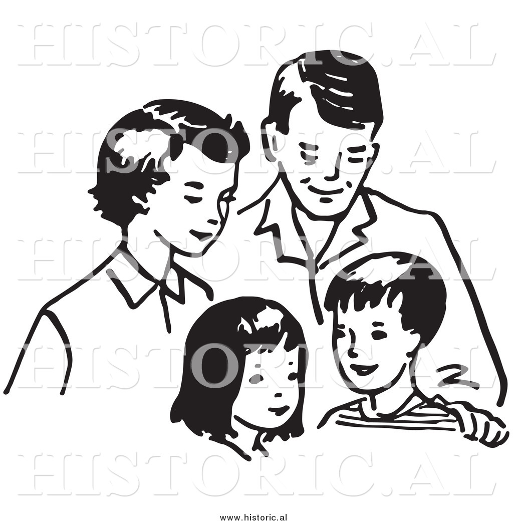 mother clipart black and white - photo #42