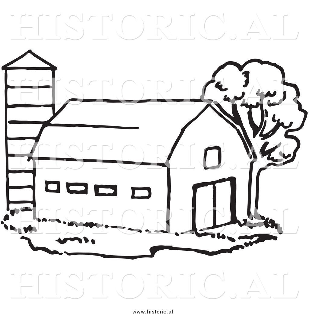 clip art illustrations farmhouse - photo #19