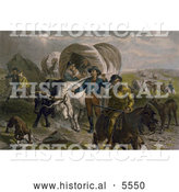 Historical Illustration of Emigrants by Al