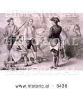Historical Illustration of the Capture of John Andre 1780 by Al
