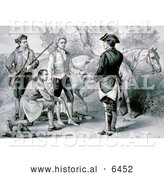 Historical Illustration of the Capture of John Andre 1780 by Al