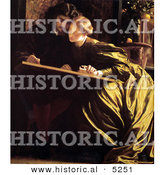 Historical Illustration of the Painter’s Honeymoon - Frederic Lord Leighton Painting by Al