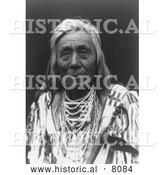 September 23rd, 2013: Historical Image of a Native American Indian Cayuse Man 1910 - Black and White by Al