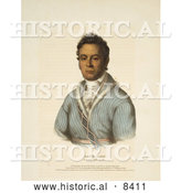 Historical Image of Cherokee Chief Named David Vann by Al