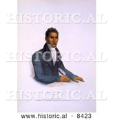 September 4th, 2013: Historical Image of John Ridge, a Cherokee Indian Man by Al