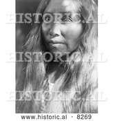 Historical Image of Kato Woman 1924 - Black and White Version by Al