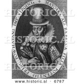 Historical Image of Pocahontas Engraving by Al