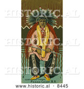 Historical Image of Ponca Chief 1889 by Al