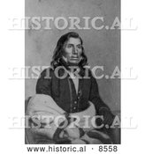 August 23rd, 2013: Historical Image of Sioux Indian, Little Crow 1862 - Black and White Version by Al