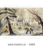 Historical Image of the Landing of the Pilgrims at Plymouth - Color Version 1620 by Al