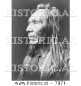 October 6th, 2013: Historical Image of Three Eagles, Nez Perce, a Native American Indian 1910 - Black and White by Al