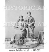 Historical Image of Tobey Riddle and Son 1873 - Black and White by Al