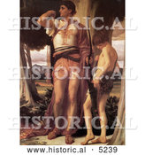 Historical Painting of Jonathan’s Token to David by Frederic Lord Leighton by Al