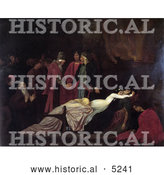 Historical Painting of the Montagues and Capulets over the Dead Bodies of Romeo and Juliet by Al