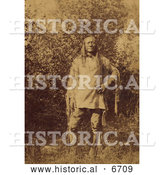 Historical Photo of An-te-ro 1874 - Sepia by Al