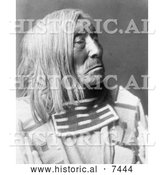December 13th, 2013: Historical Photo of Apsaroke Native American Man Called Lone Tree 1908 - Black and White by Al