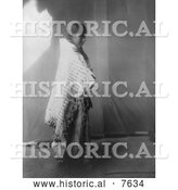 November 26th, 2013: Historical Photo of Atsina Native Woman 1908 - Black and White by Al