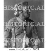 November 23rd, 2013: Historical Photo of Horse Capture, Atsina Man 1908 - Black and White by Al