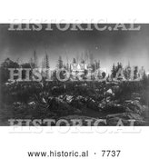 Historical Photo of Mamalelekala Chief’s Mortuary House 1914 - Black and White by Al