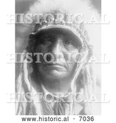 Historical Photo of Red Hawk 1907 - Black and White by Al