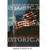 January 1st, 2014: Historical Photo of Remember December 7th! - Vintage Military War Poster 1942 by Al