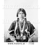 Historical Photo of the Belle of the Yakimas 1899 - Black and White by Al