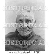 October 23rd, 2013: Historical Photo of Tlingit Indian Man 1896 - Black and White by Al