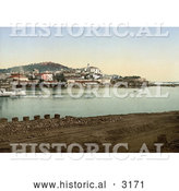 Historical Photochrom of Bona (Annaba), Algeria by Al
