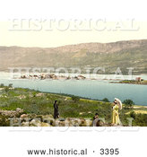 Historical Photochrom of Salona (Little Venice) Dalmatia by Al