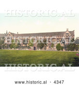Historical Photochrom of St John’s College, Oxford Oxfordshire England UK by Al