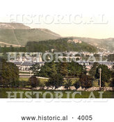 Historical Photochrom of the Village of Settle Craven North Yorkshire England UK by Al
