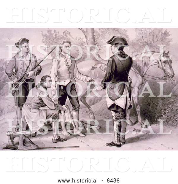 Historical Illustration of the Capture of John Andre 1780