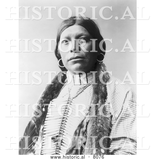Historical Image of Native American Indian Ta Wits Nan 1899 - Black and White