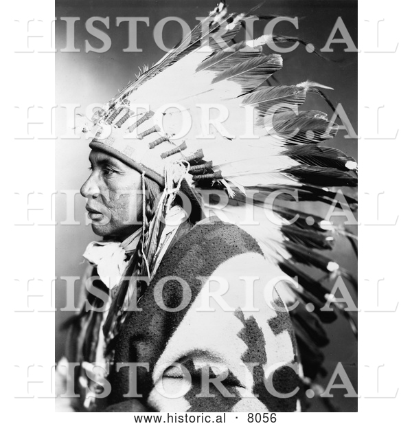 Historical Image of Sego, Shoshone Native American Indian 1899 - Black and White