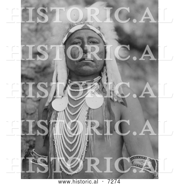 Historical Photo of Crow Indian Man Called Which Way 1905 - Black and White