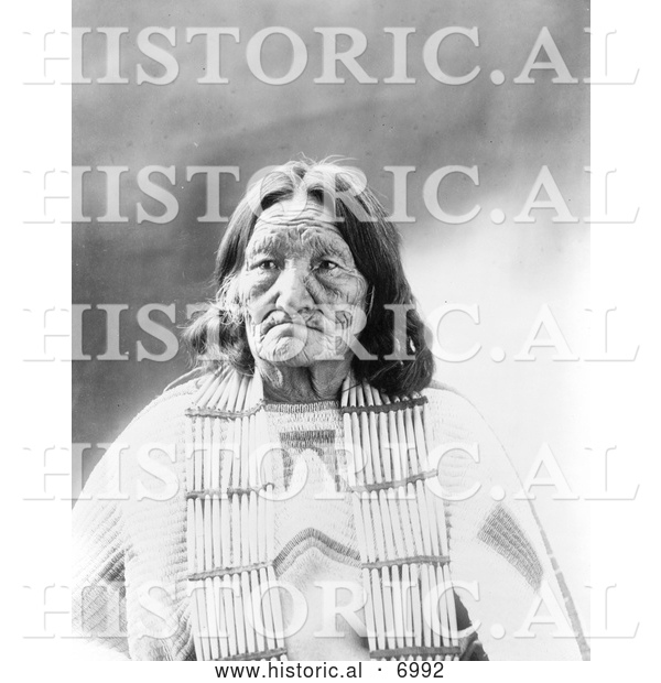 Historical Photo of Sioux Indian, Elk Woman 1900 - Black and White