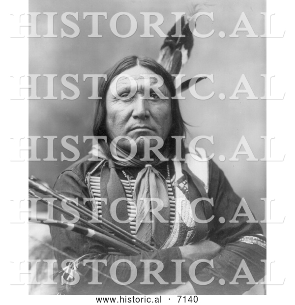 Native American Indian Sioux 1899 Bear Foot 6x5 Inch Reprint Photo 