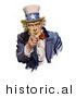 Historical Illustration of Uncle Sam Pointing at You by JVPD