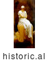 Historical Painting of a Lone Woman, Titled Solitude by Frederic Lord Leighton by JVPD