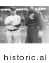 Historical Photo of Baseball Players John McGraw and Frank Chance, 1911 - Black and White Version by Picsburg