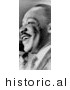 Historical Photo of Happy Martin Luther King Jr. Smiling - Black and White Version by JVPD