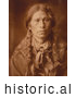 Historical Photo of Jicarilla Apache Man 1905 - Sepia by JVPD