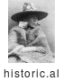 Historical Photo of Nakoaktok Woman 1914 - Black and White by Picsburg