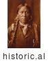 Historical Photo of Native American Jicarilla Man 1904 - Sepia by JVPD