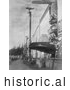 Historical Photo of Nimkish Village at Alert Bay 1914 - Black and White by JVPD