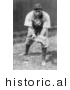 Historical Photo of Pittsburgh Pirates Baseball Team’s Shortstop, Honus Wagner, 1909 - Black and White Version by JVPD
