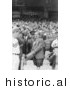 Historical Photo of President Richard Milhous Nixon Tossing a Baseball - Black and White Version by JVPD