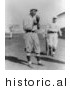 Historical Photo of the Brooklyn Dodgers Baseball Team Outfielder, Zach Wheat - Black and White Version by Picsburg