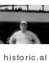 Historical Photo of the Great Bambino, Babe Ruth, of the Boston Red Sox - Black and White Version by Picsburg