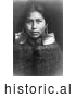 Historical Photo of Tsawatenok Girl 1914 - Black and White by Picsburg